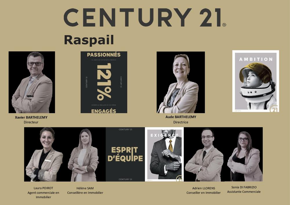 l'équipe de l'agence Raspail
